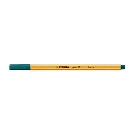 Micropunta/Felpa, Point 88, Punta Fina  0.4 mm, Verde Pino, Unidad