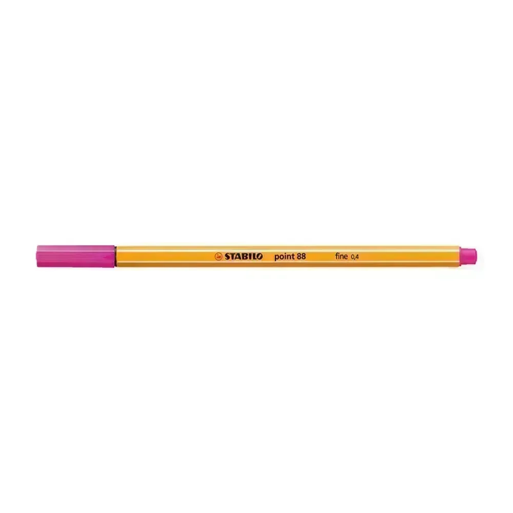 Micropunta/Felpa, Point 88, Punta Fina  0.4 mm, Rosado, Unidad
