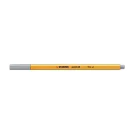 Micropunta/Felpa, Point 88, Punta Fina  0.4 mm, Gris Frío Suave, Unidad