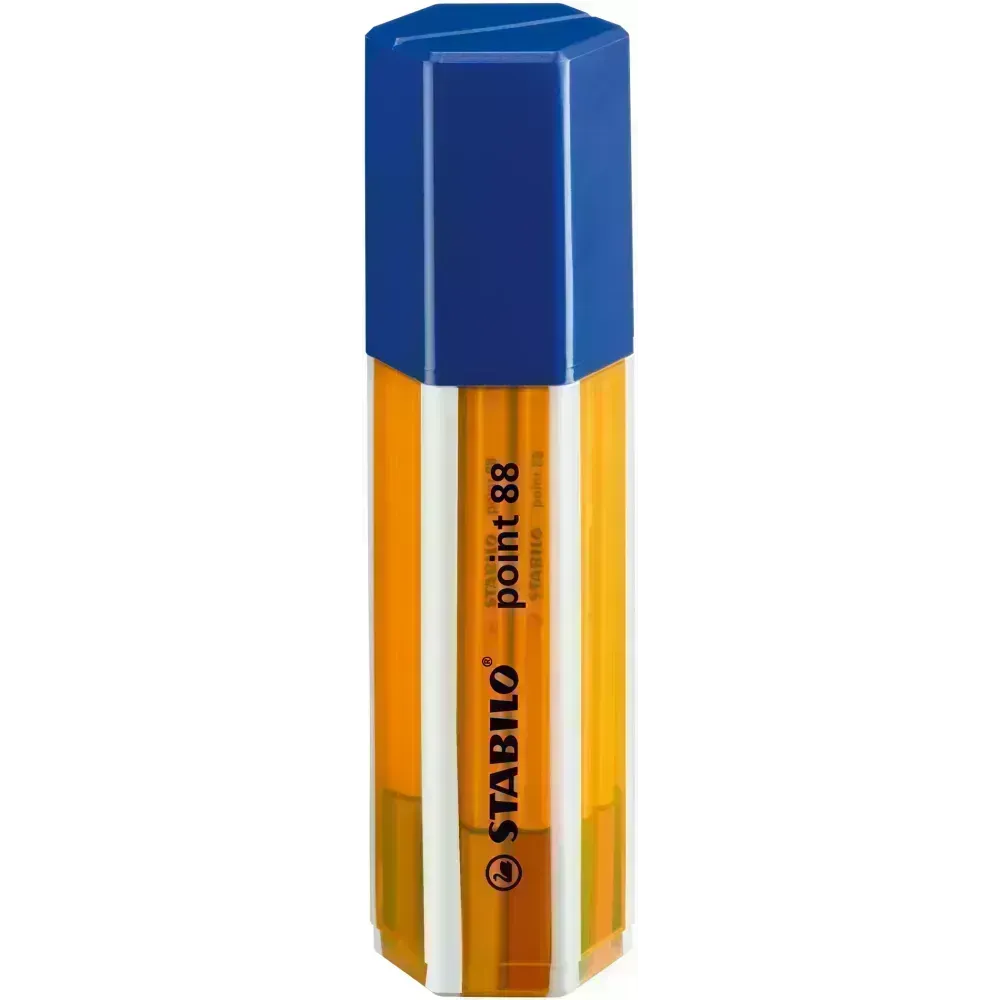 Micropunta/Felpa, Point 88, Punta Fina  0.4 mm, Estuche x 20 - Big Point Box. 20 Colores Surtidos