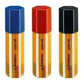 Micropunta/Felpa, Point 88, Punta Fina  0.4 mm, Estuche x 20 - Big Point Box. 20 Colores Surtidos