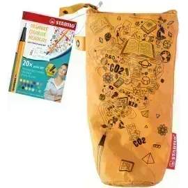 Micropunta/Felpa, Point 88, Punta Fina  0.4 mm, Estuche x 20 - Estuche Kraft.  20 Colores Surtidos