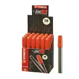 Minas para Portaminas, 2B, 2.0 mm,  24 Tubos x 6 pzas. Caja x 24