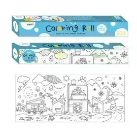 Coloring Roll, 31.5 cm x 355 cm, Diseño Viajes, 1 Und.