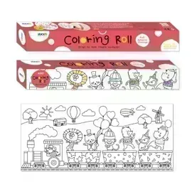 Coloring Roll, 31.5 cm x 355 cm, Diseño Fiesta, 1 Und.