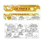 Coloring Roll, 31.5 cm x 355 cm, Diseño Happy Hour, 1 Und.