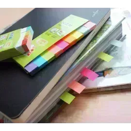 Paper Index, 50 mm x 12 mm, Blister x 9 Col.  50 Barras x Color