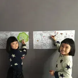Coloring Roll, 31.5 cm x 355 cm, Diseño Fiesta, 1 Und.