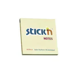 Notas Adhesivas Amarillas, 3" x 3", Block x 100 h.