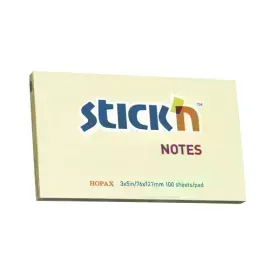 Notas Adhesivas Amarillas, 3" x 5", Block x 100 h.