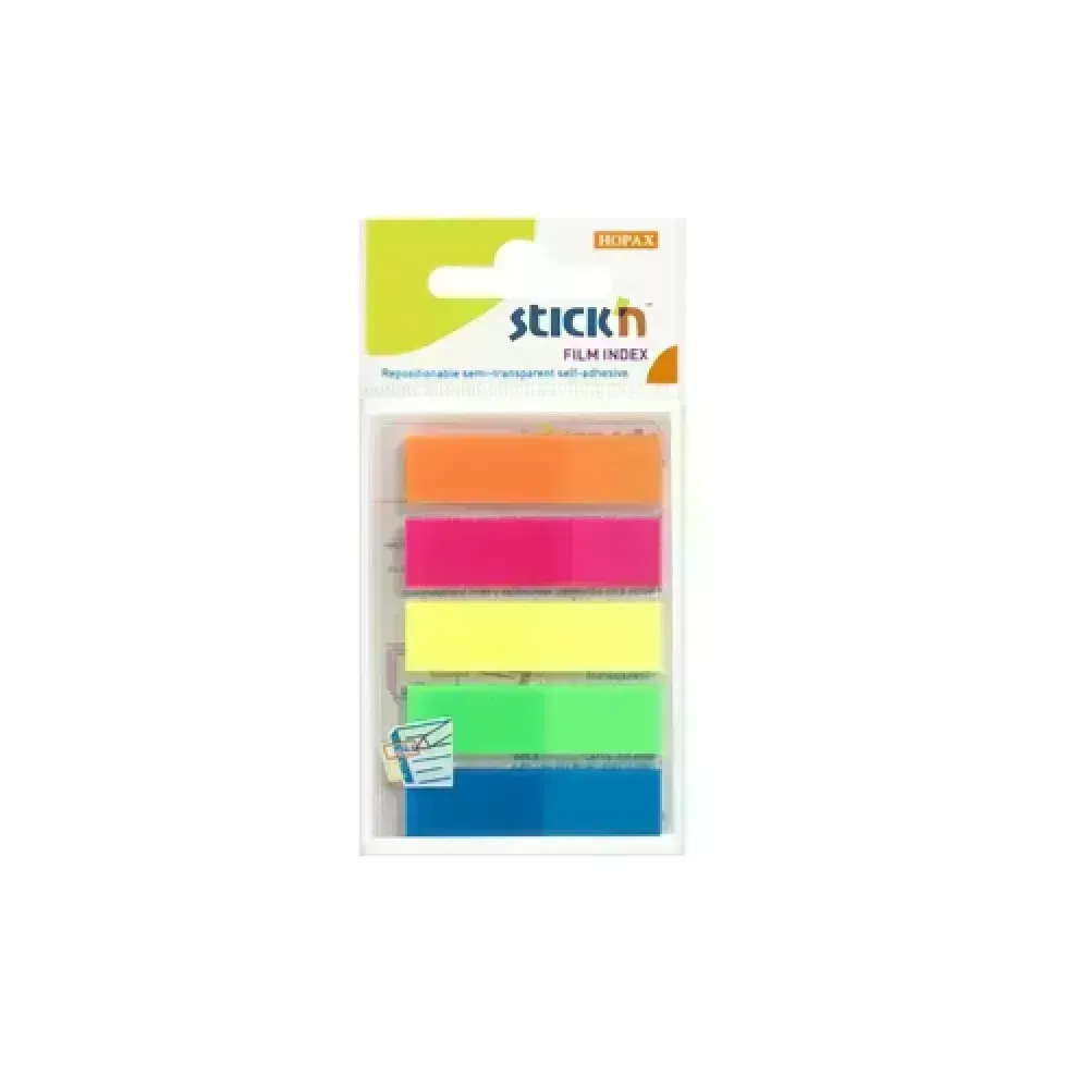 Film Index, Blister x 5 Col., 25 Barras x Color