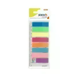 Film Index, 45 mm x 12 mm, Neon Mix, Blister x 8 Col. 25 Barras x Color