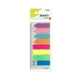 Film Index, 45 mm x 12 mm, Barras y Flechas Mix, Blister x 8 Col. 25 x Color