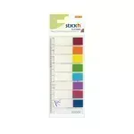 Film Index,  45 mm x 12 mm , Blister x 8 Col. 15 Barras x Color