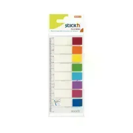 Film Index,  45 mm x 12 mm , Blister x 8 Col. 15 Barras x Color