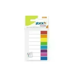 Film Index, 45 mm x 8 mm, Blister x 8 Col. Basicos, 20 Barras x Color