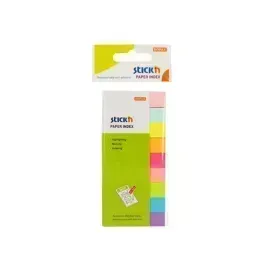 Paper Index, 50 mm x 12 mm, Blister x 9 Col.  50 Barras x Color