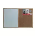 Pizarra Blanca y de Corcho, 60 cm x 91 cm (24" x 36"), 1 Und.