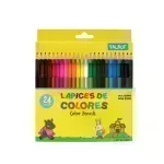Lápices de Color, Largos, Caja x 24 Colores