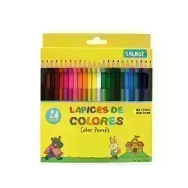 Lápices de Color, Largos, Caja x 24 Colores