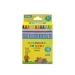 Crayones de Cera, Jumbo, Caja x 12 Unds.