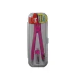 Compás Escolar, Multifunción, Estuche Rígido x 1 Und.