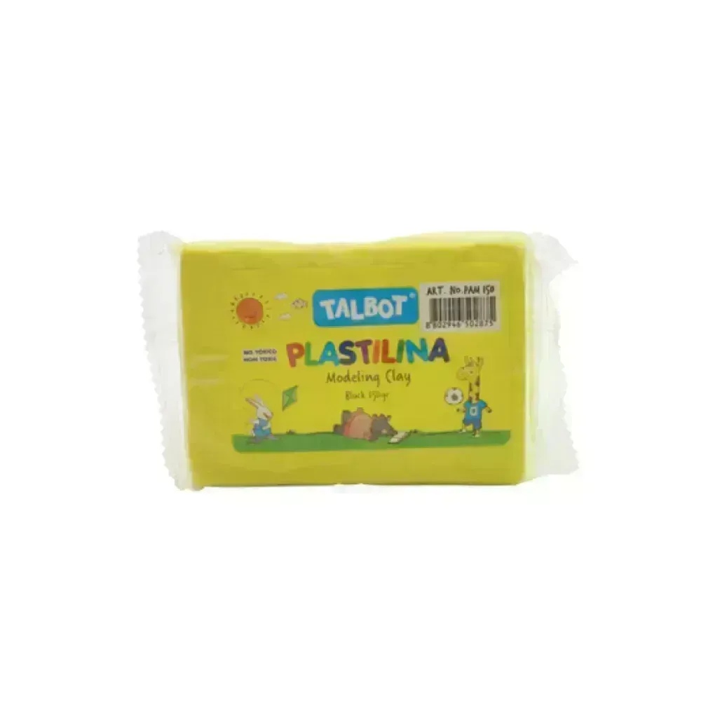 Plastilina, Col. Amarillo, Block x 150 g.