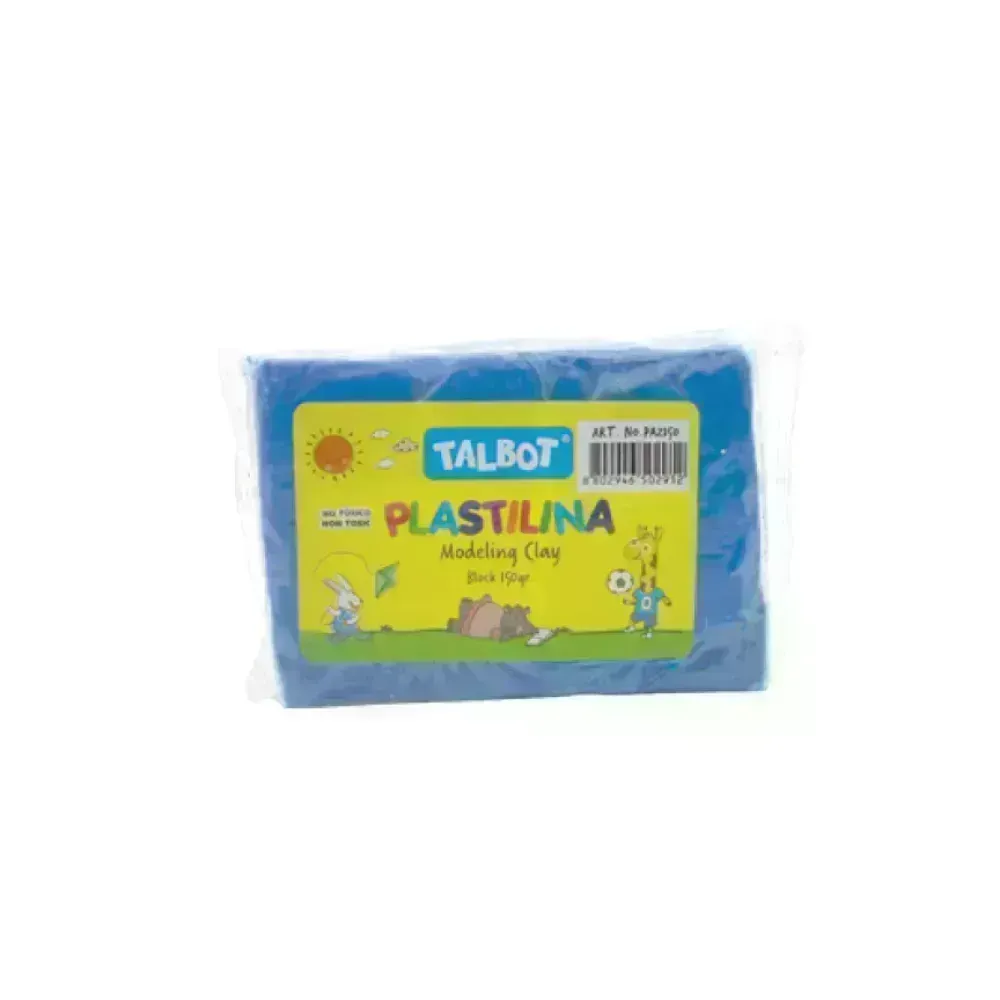 Plastilina, Col. Azul, Block x 150 g.