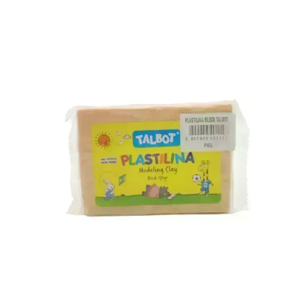 Plastilina, Col. Piel, Block x 150 g.