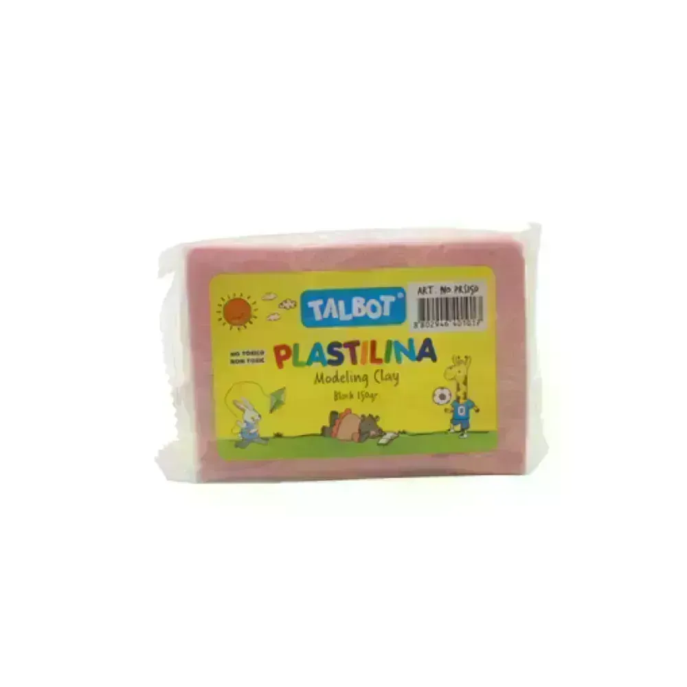 Plastilina, Col. Rosado, Block x 150 g.