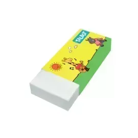 Borrador, Blanco, (85x40x12 mm), Caja x 12 Unds.
