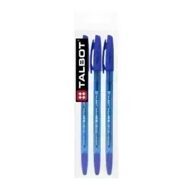 Bolígrafo, Ballpoint Pen, M, Pack x 3 Unds.,  Azul