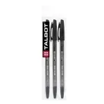 Bolígrafo, Ballpoint Pen, M, Pack x 3 Unds.,  Negro