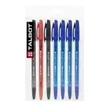 Bolígrafo, Ballpoint Pen, M, Pack x 6 Unds + 1,  Col. Surt.