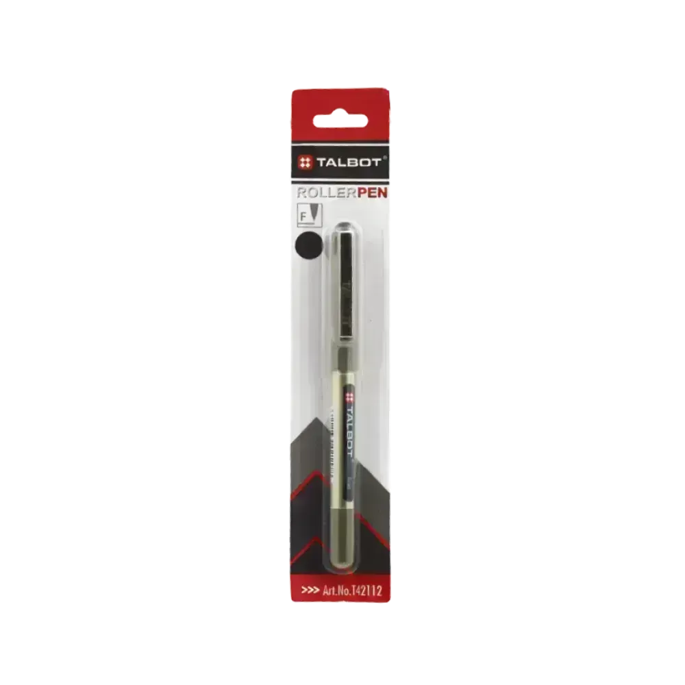 Rollerball, Roller Pen, F, Blister x 1 Und., Negro