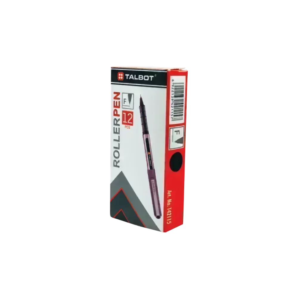 Rollerball, Roller Pen, F, Negro, Caja x 12 Unds.