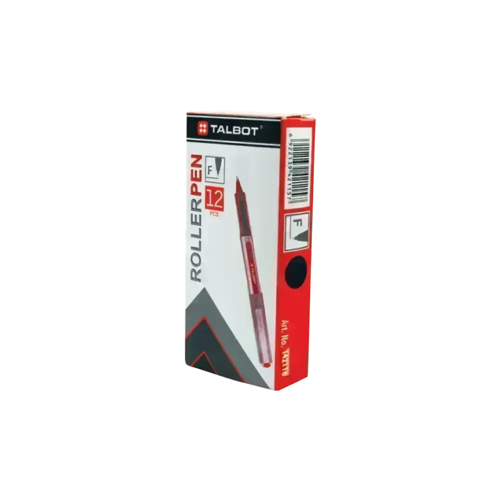 Rollerball, Roller Pen, F, Rojo, Caja x 12 Unds.
