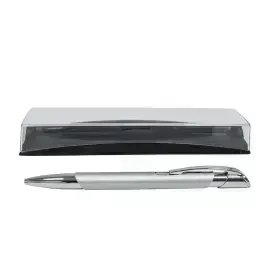 Bolígrafo, Ejecutivo, M, Estuche de Regalo x 1 Und. (cuerpo Plateado)