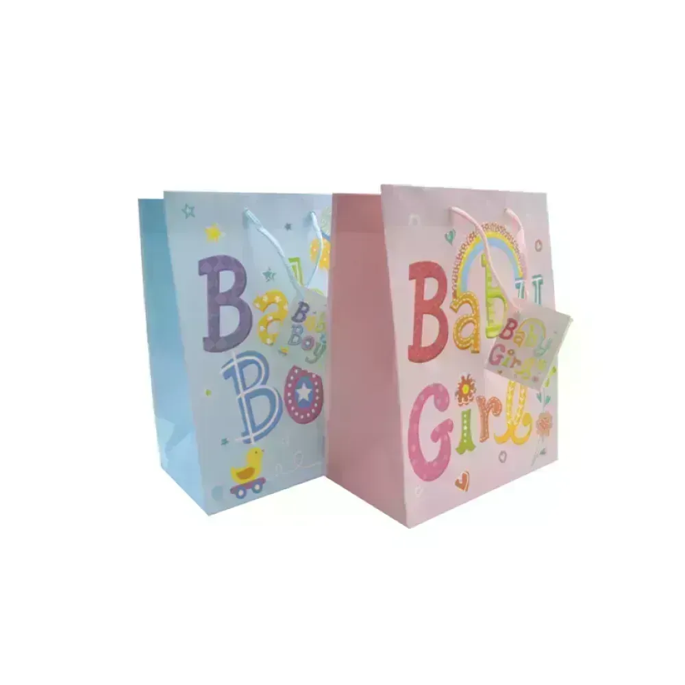 Bolsas de Regalo, Medium, 18 cm x 22.5 cm, Baby Shower, 1 Und.