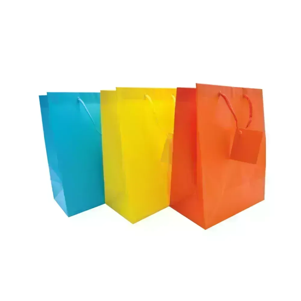 Bolsas de Regalo, Medium, 18 cm x 22.5 cm, Colores Lisos, 1 Und.
