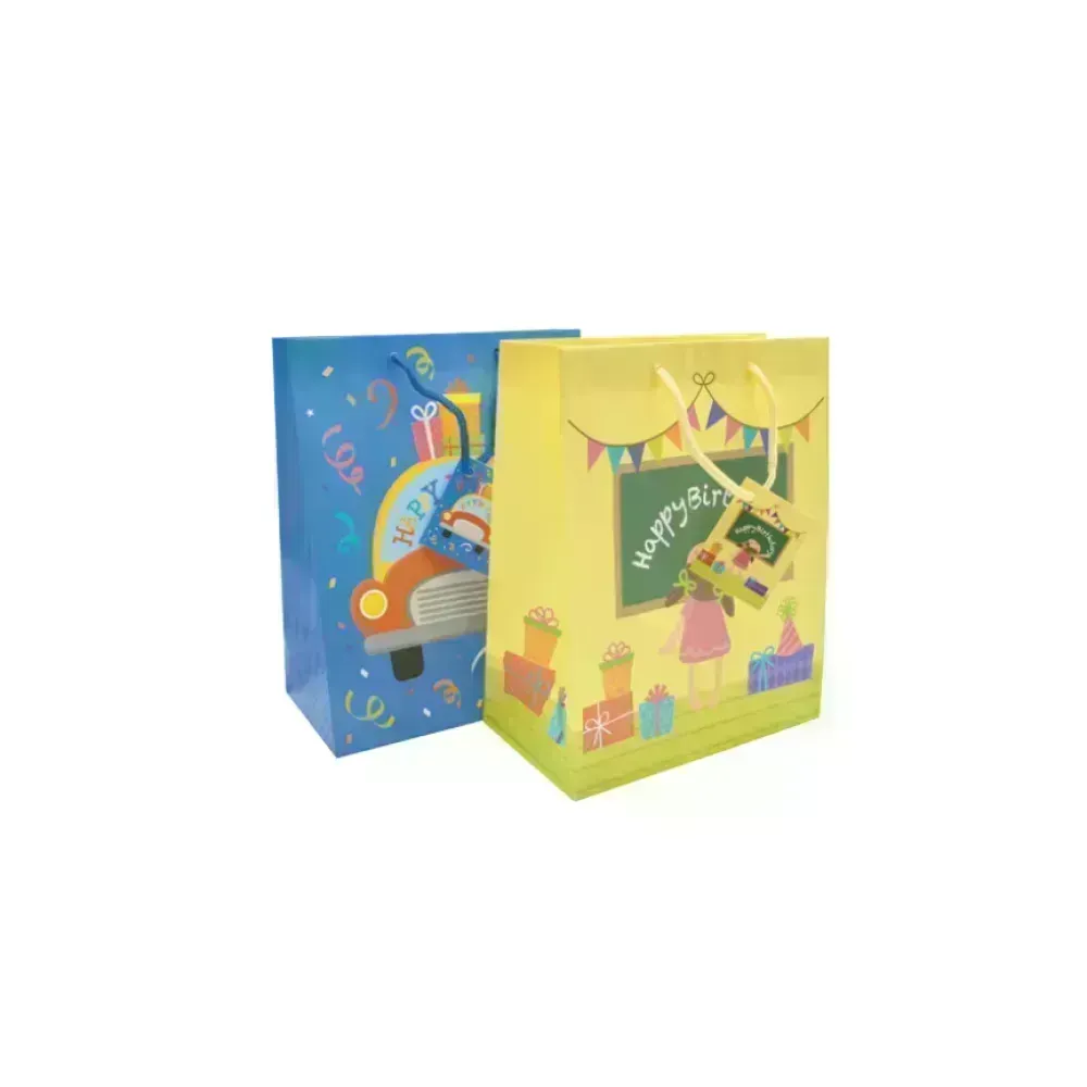 Bolsas de Regalo, Medium, 18 cm x 22.5 cm, Cumpleaños Niños, 1 Und.