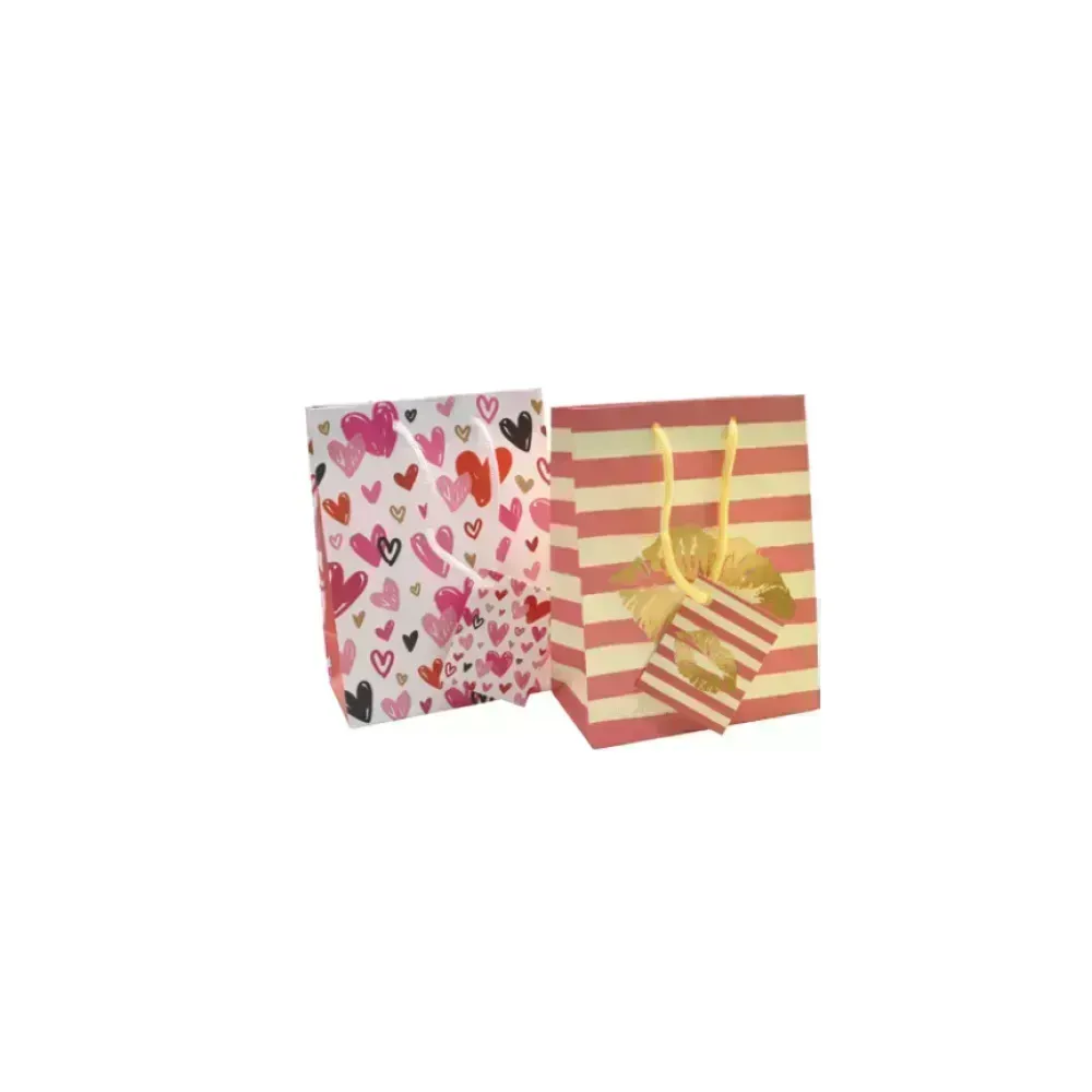 Bolsas de Regalo, Small, 11.3 cm x 14.4 cm, Hearts, Love, 1 Und.