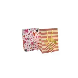 Bolsas de Regalo, Small, 11.3 cm x 14.4 cm, Hearts, Love, 1 Und.
