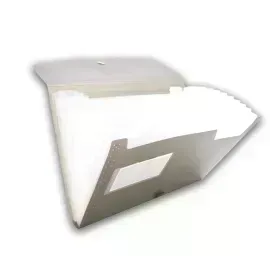Arc. Acordeón, 13 Div, Plástico Col. Traslúcido, Tam. A4/Carta