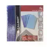 Flip Plástico, Tam. Carta, Azul, Pack x 6 Unds.