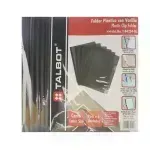 Flip Plástico, Tam. Carta, Negro, Pack x 6 Unds.