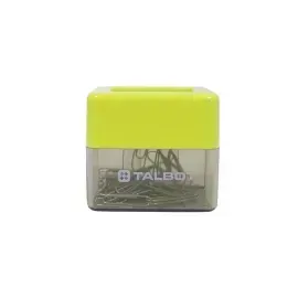 Dispensador de Clips, Magnético, Tipo Cubo, 4 colores, 1 Und.