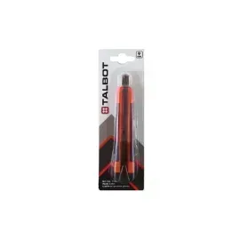 Cuchilla Plástica, 9 mm,  Reforzada, Rojo, Blister x 1 Und.