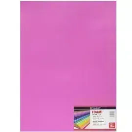 Goma Eva Estándar, Tam. 50 cm x 70 cm,, 2 mm, Pack x 10 h. Rosa 