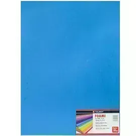 Goma Eva Estándar, Tam. 50 cm x 70 cm, 2 mm, Pack x 10 h. Azul